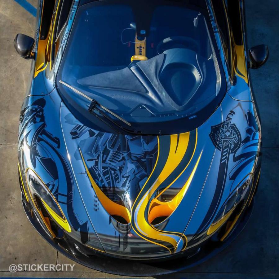  McLaren P1 Tatoo Edition by Sticker City 2015 года  (фото 17 из 23)